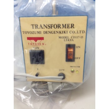 TEL 039-003389-1 TOYOZUMI DENGENKIKI CD117-15 Transformer